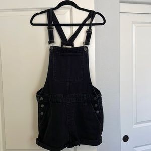 Madewell black overalls